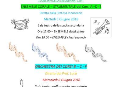 ICS Primo Levi | Immagine: I CONCERTI DI FINE ANNO Secondaria Levi 2018